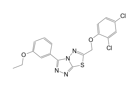6-[(2,4-dichlorophenoxy)methyl]-3-(3-ethoxyphenyl)[1,2,4]triazolo[3,4-b][1,3,4]thiadiazole