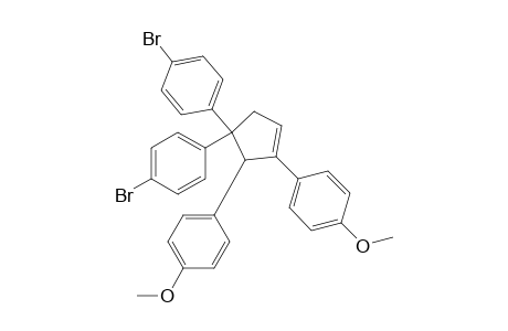 1,2-bis(p-Methoxyphenyl)-3,3-bis(p-bromophenyl)cyclopent-5(1)-ene