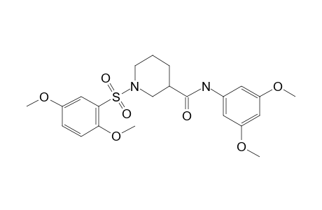 N-(3,5-Dimethoxyphenyl)-1-((2,5-dimethoxyphenyl)sulfonyl)piperidine-3-carboxamide