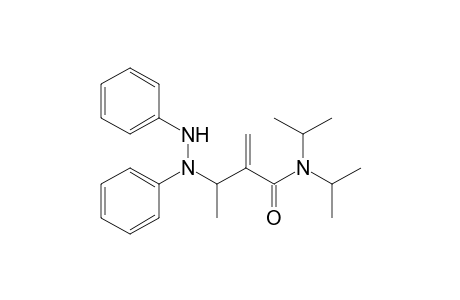 Butanamide, 3-(1,2-diphenylhydrazino)-2-methylene-N,N-bis(1-methylethyl)-