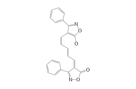 4-[5-(5-Hydroxy-3-phenyl-4-isoxazolyl)-2,4-pentadienylidene]-3-phenyl-5(4H)-isoxazolone