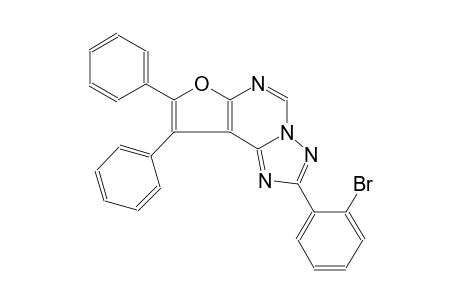 2-(2-bromophenyl)-8,9-diphenylfuro[3,2-e][1,2,4]triazolo[1,5-c]pyrimidine