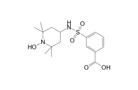 Benzoic acid, 3-[[(1-hydroxy-2,2,6,6-tetramethyl-4-piperidinyl)amino]sulfonyl]-