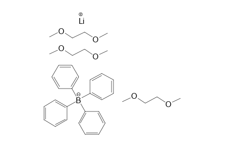 Lithium tetraphenylborate tris(1,2-dimethoxyethane)