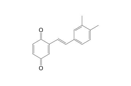 2-[2'-(3",4"-Dimethylphenylethenyl]-1,4-benzoquinone