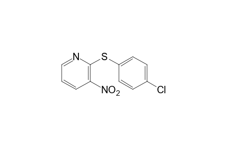 2-[(p-chlorophenyl)thio]-3-nitropyridine