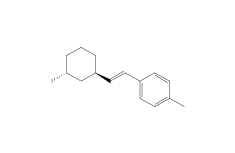(E)-1-(trans-3-methylcyclohexyl)-2-(4-tolyl)ethylene