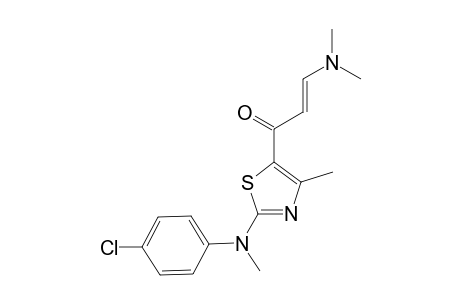 3-Dimethylamino-1-{2-[(4-chloro-phenyl)-methyl-amino]-4-methyl-thiazol-5-yl}-prop-2-en-1-one