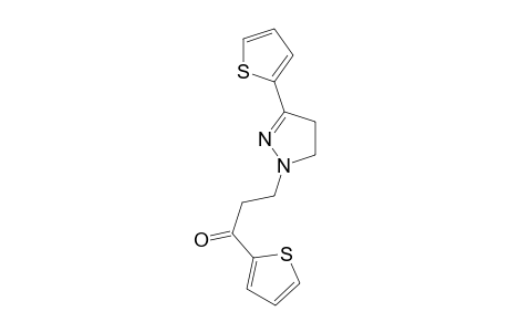 Propan-1-one, 1-(2-thienyl)-3-[3-(2-thienyl)-2-pyrazolin-1-yl]-
