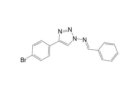 1H-1,2,3-Triazol-1-amine, 4-(4-bromophenyl)-N-(phenylmethylene)-