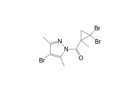 4-bromo-1-[(2,2-dibromo-1-methylcyclopropyl)carbonyl]-3,5-dimethyl-1H-pyrazole