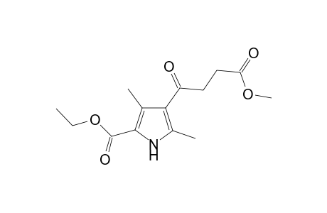 Ethyl 4-(4-methoxy-4-oxobutanoyl)-3,5-dimethyl-1H-pyrrole-2-carboxylate