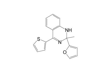 2-(2-furanyl)-2-methyl-4-thiophen-2-yl-1H-quinazoline
