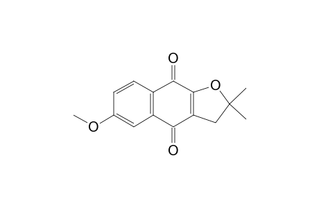 2,3-Dihydro-6-methoxy-2,2-dimethylnaphtho[2,3-b]furan-4,9-dione