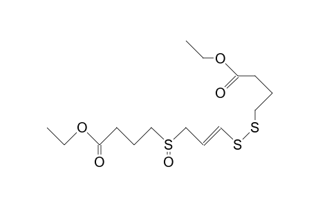 10-Oxo-5,6,10-trithia-trans-7-tetradecenedioic acid, diethyl ester