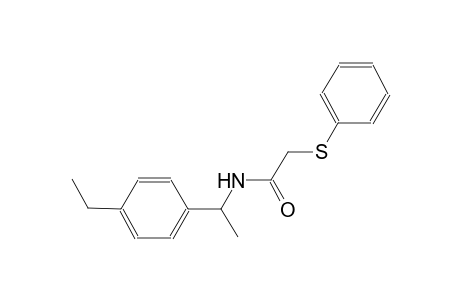 N-[1-(4-ethylphenyl)ethyl]-2-(phenylsulfanyl)acetamide