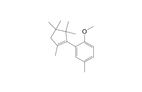 1-Methoxy-4-methyl-2-(2,4,4,5,5-pentamethylcylopent-1-enyl)benzene