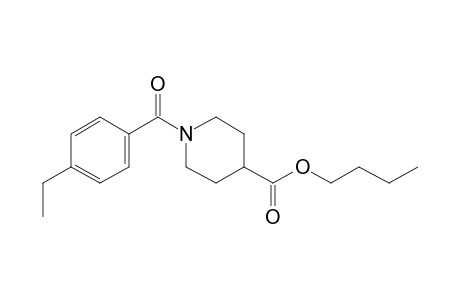 Isonipecotic acid, N-(4-ethylbenzoyl)-, butyl ester