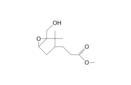 1a-(2-Methoxycarbonyl-ethyl)-3-hydroxymethyl-2,2-dimethyl-3,4-epoxy-cyclopentane