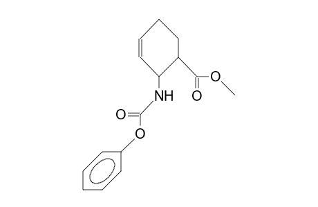 Phenyl-cis-6-carbomethoxy-2-cyclohexen-1-yl carbamate