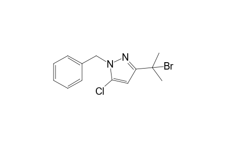 3-(2-Bromopropan-2-yl)-5-chloro-1-benzylpyrazole