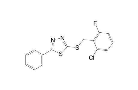 2-[(2-chloro-6-fluorobenzyl)thio]-5-phenyl-1,3,4-thiadiazole