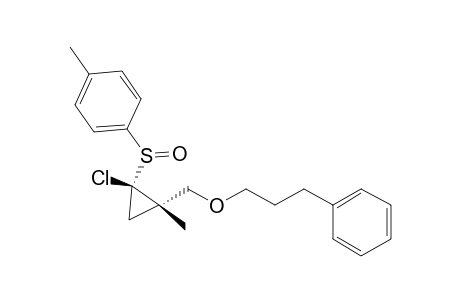 1-({(1R*,2S*)-1-Chloro-2-methyl-2-[(3-phenylpropoxy)methyl]cyclopropyl}sulfinyl)-4-methylbenzene