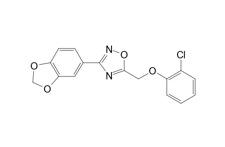 1,2,4-Oxadiazole, 3-(1,3-benzodioxol-5-yl)-5-[(2-chlorophenoxy)methyl]-