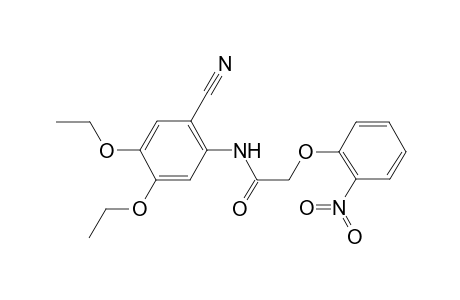 N-(2-cyano-4,5-diethoxy-phenyl)-2-(2-nitrophenoxy)ethanamide