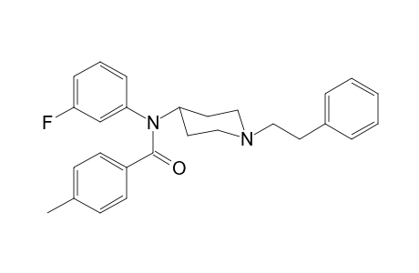 N-(3-Fluorophenyl)-N-[1-(2-phenylethyl)piperidin-4-yl]-4-methylbenzamide