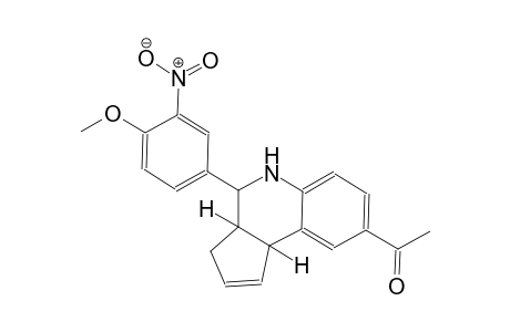 ethanone, 1-[(3aS,4R,9bR)-3a,4,5,9b-tetrahydro-4-(4-methoxy-3-nitrophenyl)-3H-cyclopenta[c]quinolin-8-yl]-