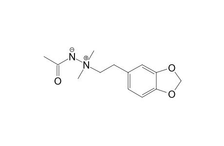 1-ACETYL-2-(2-(BENZO-[D]-[1,3]-DIOXOL-5-YL)-ETHYL)-2,2-DIMETHYLHYDRAZIN-2-IUM-1-IDE