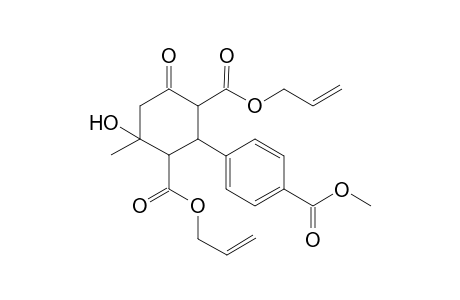 1,3-Cyclohexanedicarboxylic acid, 4-hydroxy-2-[4-(methoxycarbonyl)phenyl]-4-methyl-6-oxo-, di(2-propenyl) ester