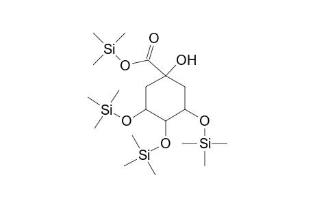 Quinic acid, tetra-TMS