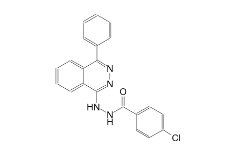 4-chloro-N'-(4-phenyl-1-phthalazinyl)benzohydrazide