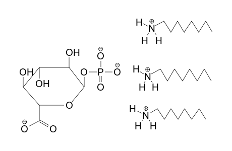 ALPHA-D-GLUCOPYRANOSYLURONIC ACID, 1-PHOSPHATE, TRIS(N-OCTYLAMMONIUM)SALT