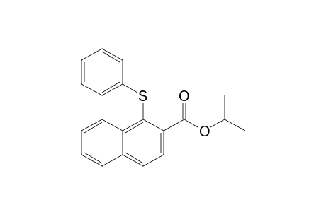 Isopropyl 1-(phenylsulfanyl)naphthalene-2-carboxylate