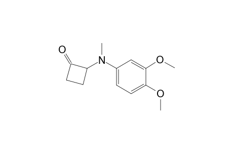 2-(N-(3,4-dimethoxyphenyl)-N-methylamino)cyclobutanone