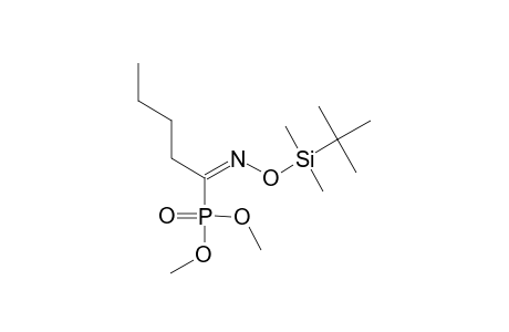 (Z)-DIMETHYL-(1-TERT.-BUTYLDIMETHYLSILYLOXYIMINOPENTYL)-PHOSPHONATE