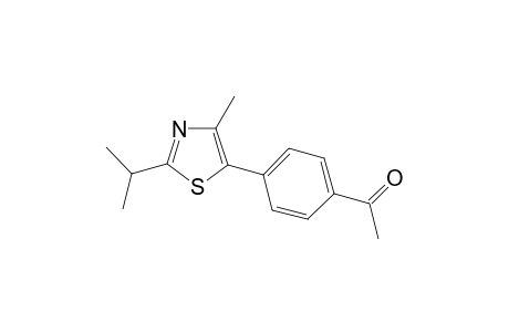 1-(4-(2-Isopropyl-4-methylthiazol-5-yl)phenyl)ethan-1-one