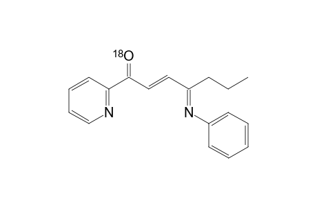 4-phenylimino-1-(2-pyridyl)hept-2-en-1-(18O)one