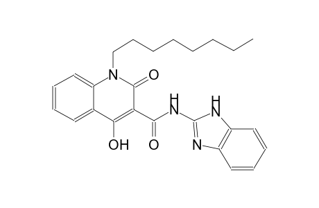 N-(1H-benzimidazol-2-yl)-4-hydroxy-1-octyl-2-oxo-1,2-dihydro-3-quinolinecarboxamide