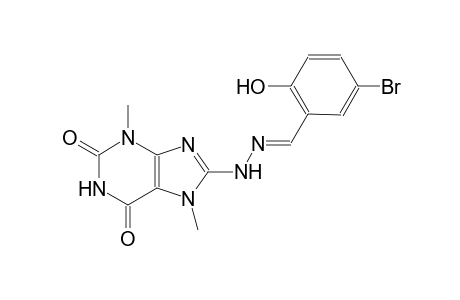 5-bromo-2-hydroxybenzaldehyde (3,7-dimethyl-2,6-dioxo-2,3,6,7-tetrahydro-1H-purin-8-yl)hydrazone