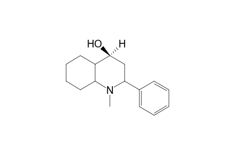 (4S)-1-methyl-2-phenyldecahydroquinolin-4-ol