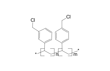 Poly(m-chloromethylstyrene-co-p-chloromethylstyrene), 3:2