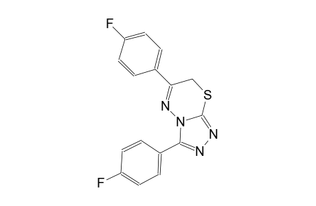 3,6-bis(4-fluorophenyl)-7H-[1,2,4]triazolo[3,4-b][1,3,4]thiadiazine
