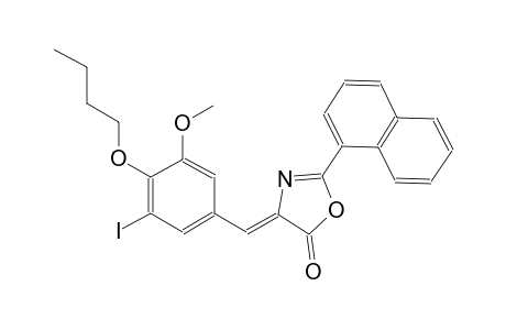 (4Z)-4-(4-butoxy-3-iodo-5-methoxybenzylidene)-2-(1-naphthyl)-1,3-oxazol-5(4H)-one