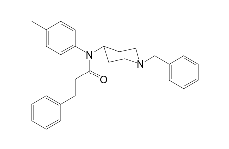 N-(1-Benzylpiperidin-4-yl)-N-(4-methylphenyl)-3-phenylpropanamide