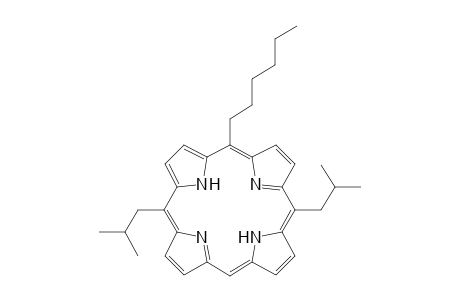 5-Hexyl-10,20-bis(isobutyl)porphyrin