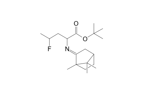 t-Butyl 4'-fluoro-2-(1",7",7"-trimethylbicyclo[2.2.1]hept-2"-ylidene)aminopentanoate